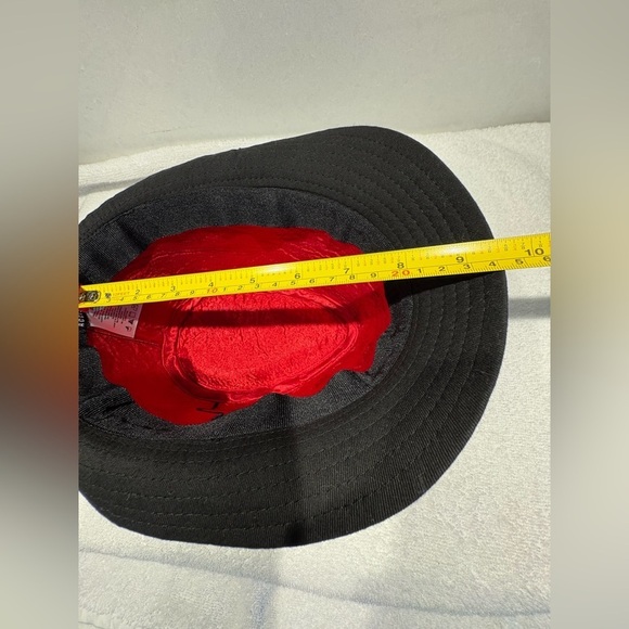 Goth Love Hurts Deeply Black Fedora Hat Unisex M/L - Picture 13 of 13